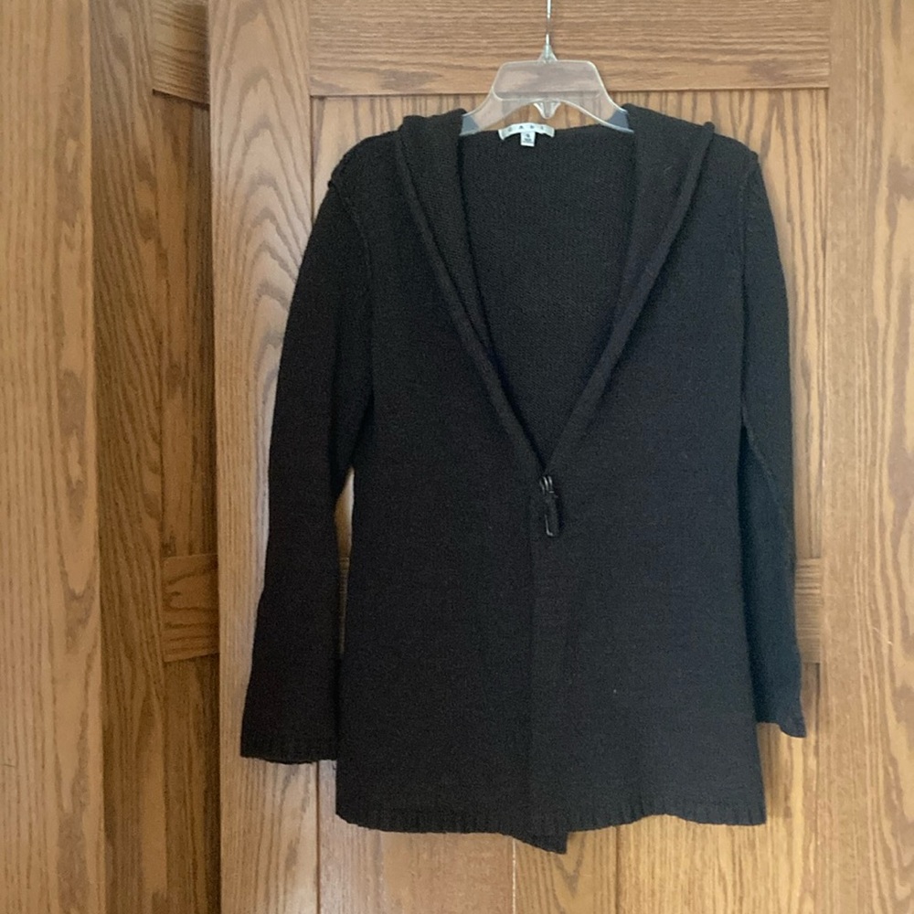 CAbi long cardigan sweater. Brown. Size small.